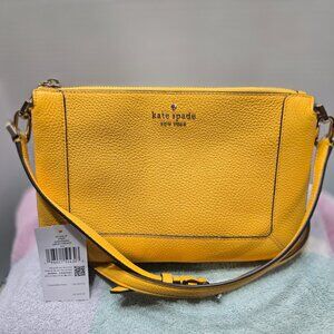 Kate Spade New York Lena Pebbled Leather Double Compartment Crossbody